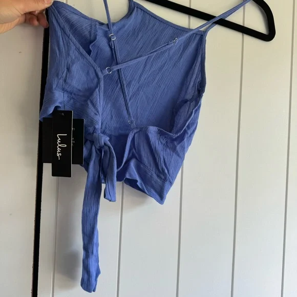 NWT Periwinkle Blue Open Back Tank - Picture 7 of 7